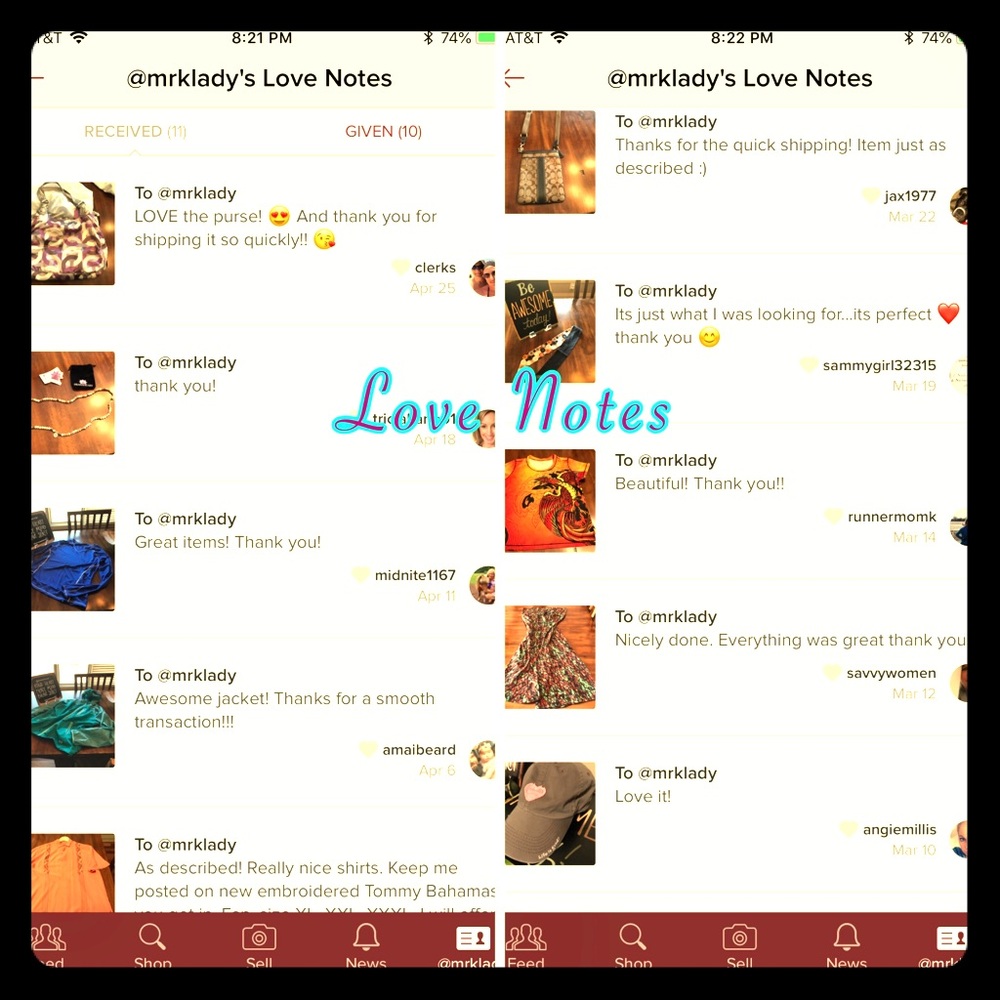 💋🌹Check out my LOVE NOTES!🌹💋